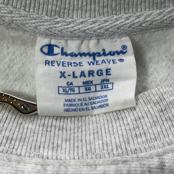 Pittsburgh Penguins Sweatshirt Mens XL Gray NHL Hockey Champion Reverse Weave - Picture 2 of 11